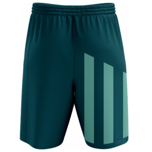 Green Surge Adult Men's Soccer Shorts Back