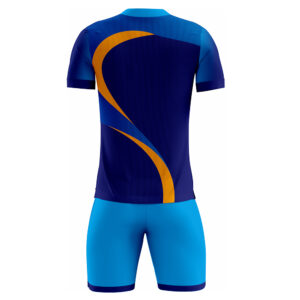 Ocean Blaze soccer training outfit on grass field