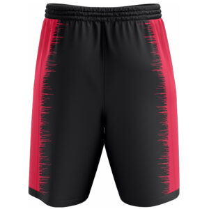 Red Wave - best women's soccer shorts back