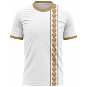 Victory Gold men soccer jersey outfit with modern custom design