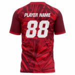 power crimson soccer team jersey