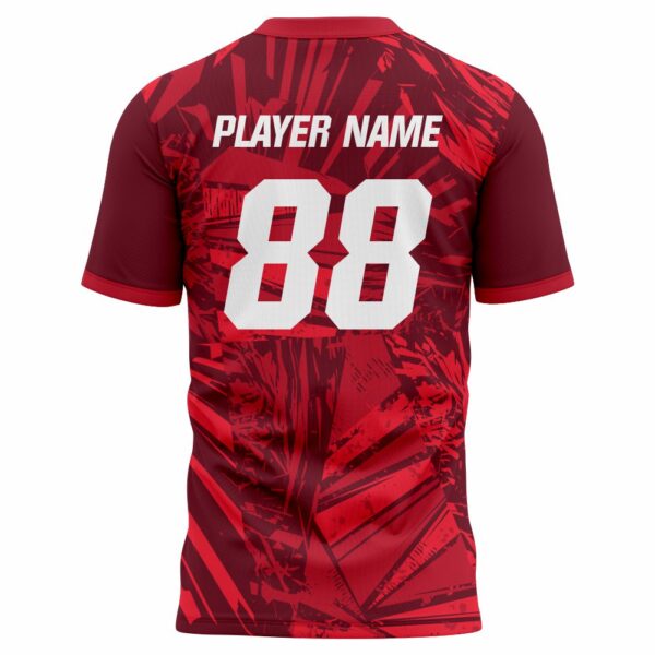 power crimson soccer team jersey