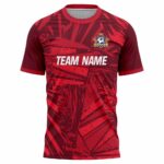 power crimson soccer team jersey